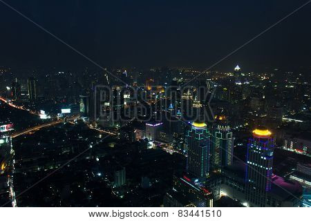 Bangkok night view