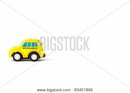 Caricature Of A School Bus