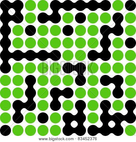 Pattern With Horizontal And Vertical Circles