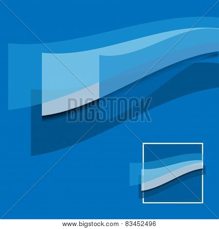 Abstract Blue Waves