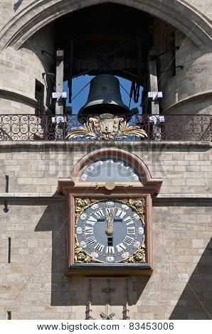 Grosse Cloche Door At Bordeaux, France