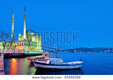 Ortakoy Mosque At Istanbul