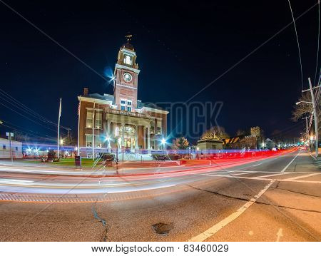 City Of Warwick City Hall At Night