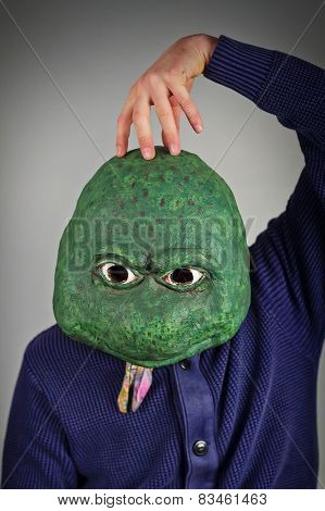 Lizard Mask Sweater