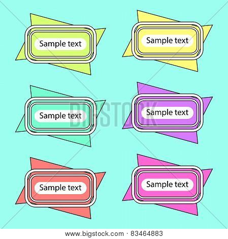 Colored Banners