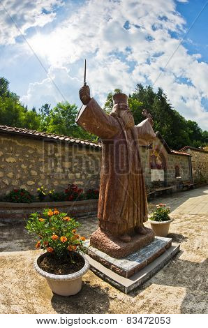 Statue of Hadzi Milentije, uprising leader against Ottoman empire