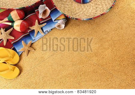Mexican Beach Background