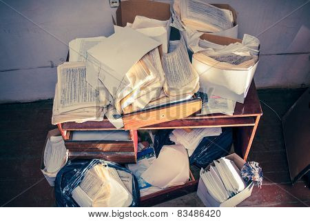 Messy Workplace