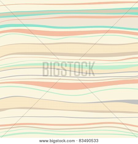 Abstract vector background. Colored wavy lines