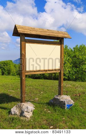 Wooden Sign Board