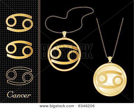 Kræft Medallion & vedhæng