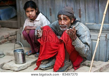 Nepalese Poor Family