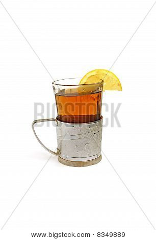 Tazza di tè con limone