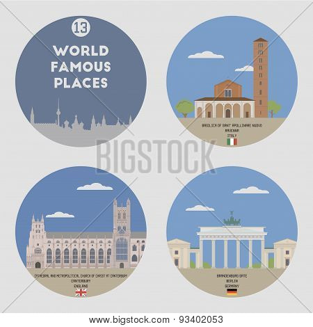 World Famous Places. Set 13
