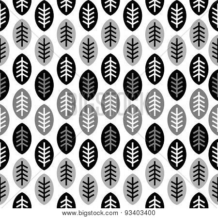 Leaves seamless pattern