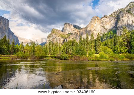 View At The Yosemite Valley
