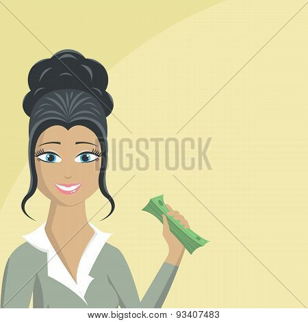 Woman With Money
