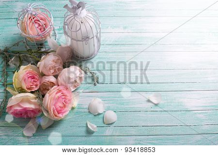 Background With Roses