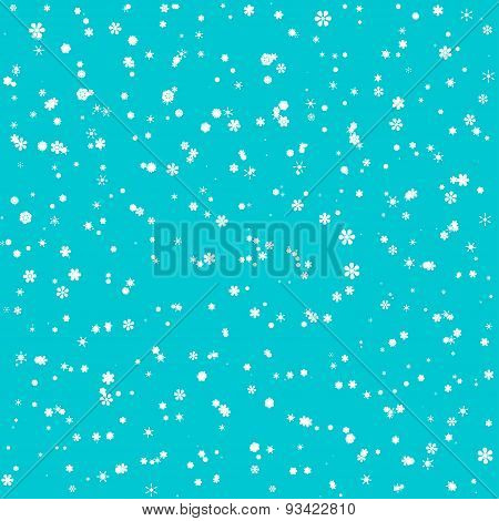Snowing winter background pattern