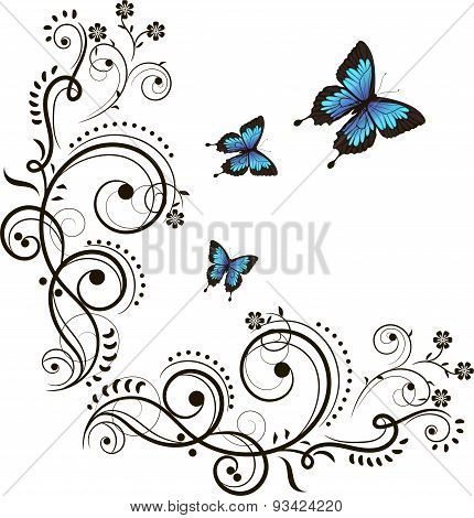 Beautiful floral ornament