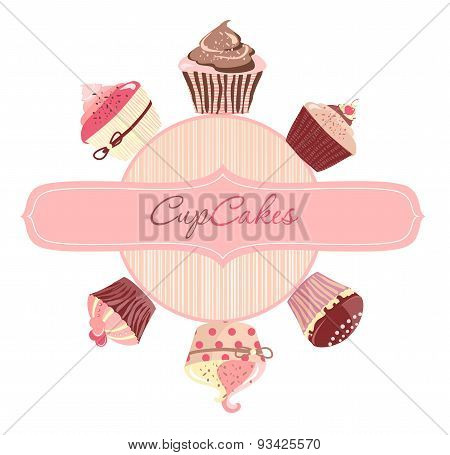 Cakes invitation card.