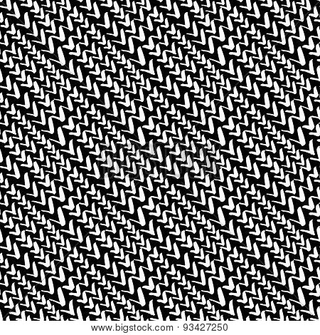 Seamless Vector Pattern, Hand Drawn Brush Textured Image Watercolor Weave Strips