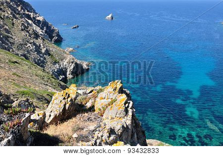 Sea And Cliffs - Corsica- Revellata