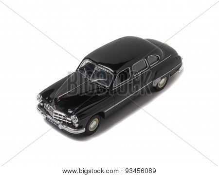 Model Retro Car, Isolated On A White Background