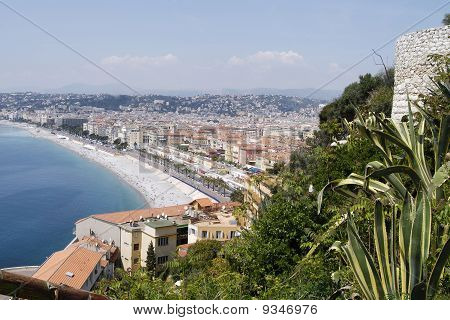 Nábřeží v Nice. Provence Francie