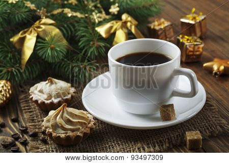 ?ake And Cup Of Coffee