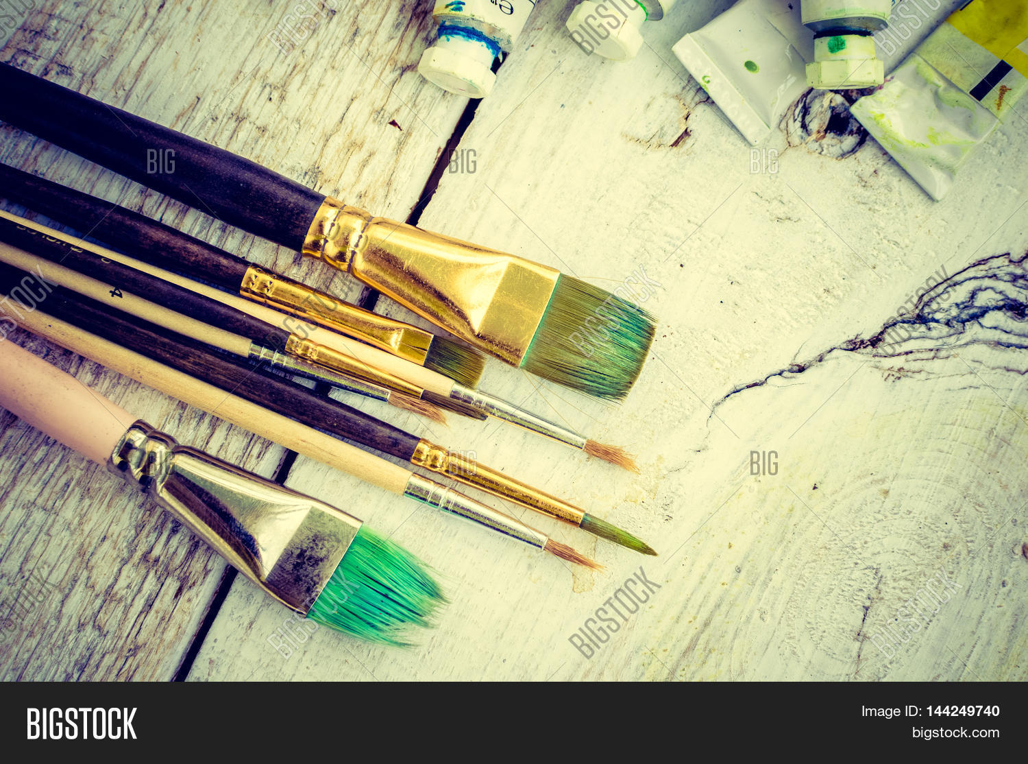 Artist Paint Brushes Image & Photo (Free Trial) | Bigstock