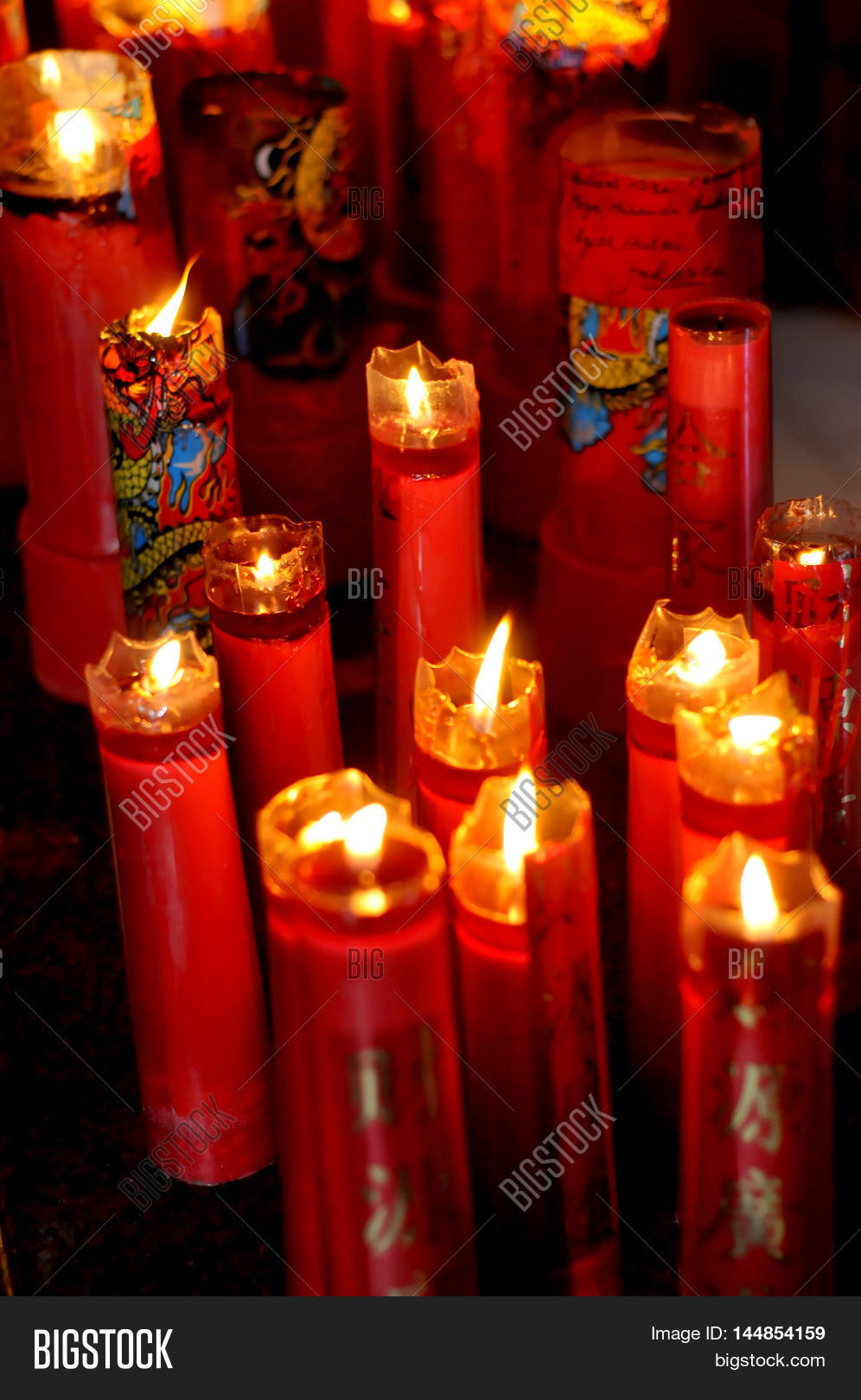 Big Red Candle Image & Photo (Free Trial) Bigstock