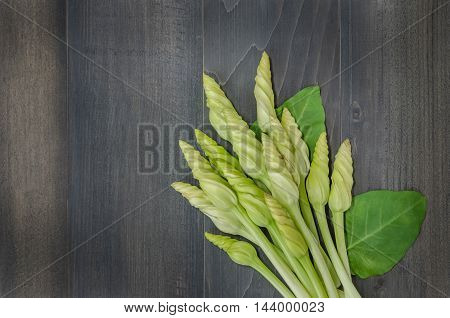 Moonflower On Wooden