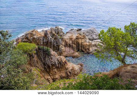 Beautiful landscape of the sea coast. 2016