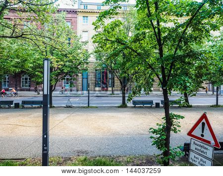 Unter Den Linden In Berlin (hdr)