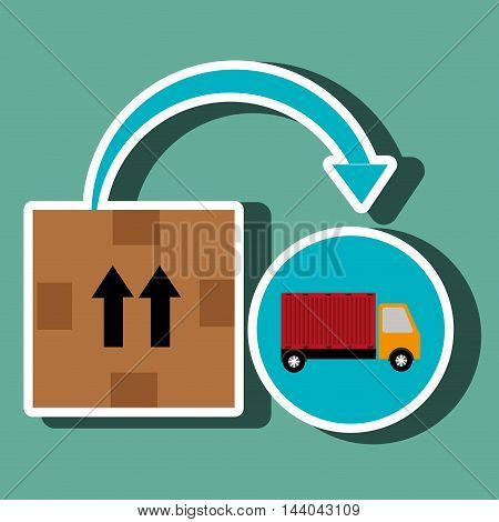 box pack carton delivery vector illustration eps 10