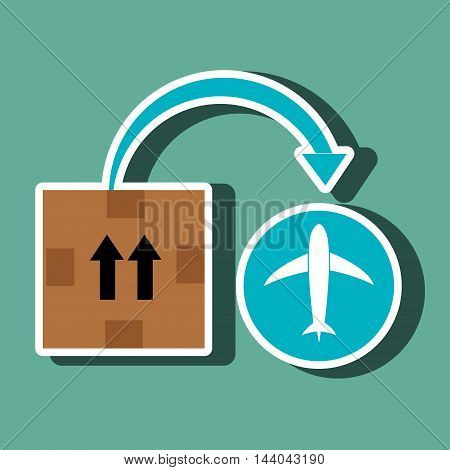 box pack carton delivery vector illustration eps 10