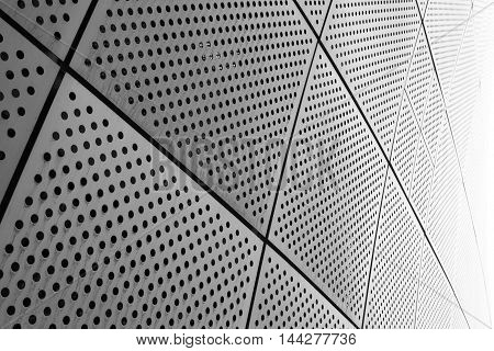 Seoul, South Korea - August 14, 2016: Part Of A Wall At Dongdaemun Design Plaza In Seoul, Designed B