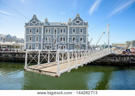 CAPE TOWN, SOUTH AFRICA - FEB 22, 2013: Watefront of Cape Town, South Africa. Cape town is the most popular international touristic destination in Africa