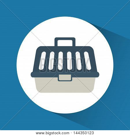 baket cartoon pet animal con. Colorful and flat design. Vector illustration