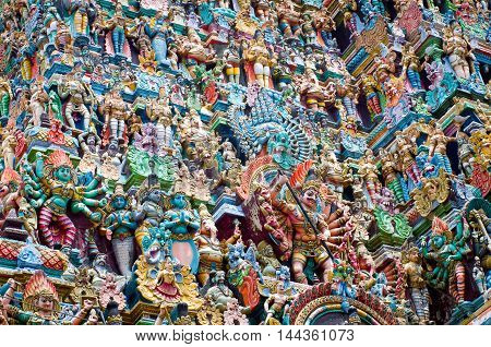 Meenakshi Temple In Madurai, India