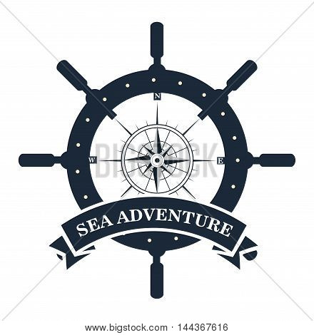 timon ship antique icon vector illustration graphic