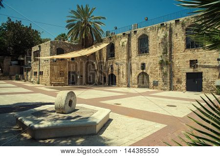 old stone city Jaffa in Tel Aviv