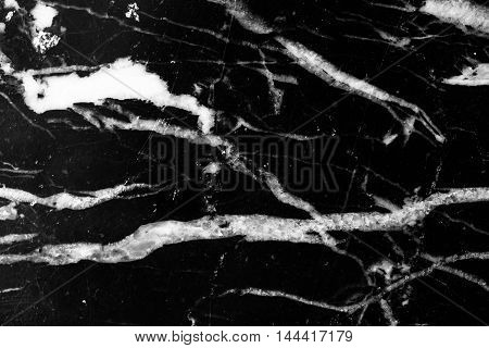 abstract natural marble black and white, black marble patterned texture background