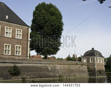the Castle of Ahaus in the german muensterland