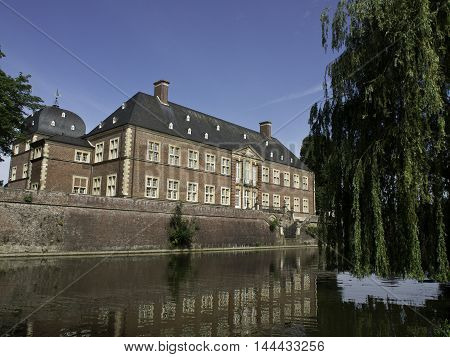 the Castle of Ahaus in the german muensterland