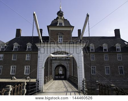 the Castle of anholt in the german muensterland