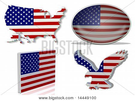 USA zászló