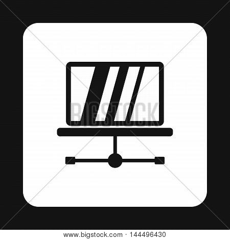 Tablet repair icon in simple style isolated on white background. Maintenance symbol