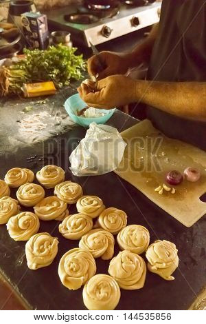 Parota homemade cooking class full process Pondicherry Tamil Nadu India
